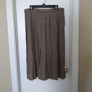 Tartan Wool Skirt